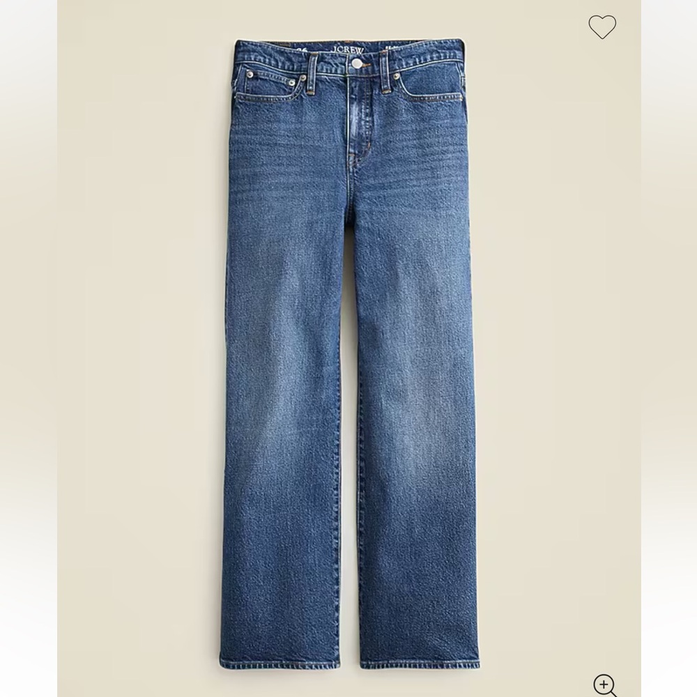 J. Crew High-rise slim wide jean in 1996 semi-stretch